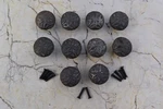 Vintage Cast Iron Round Door Knobs Cabinet Drawer Handles Pull Rustic 10 Pcs. Fixed Price $55.00.