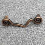 Atlas Homewares Wave Pull Handle Cabinet Abstract Swirl Copper 3" 2163-C. Fixed Price $6.99.