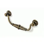 Siro Designs Furniture Drawer Drop Pull Bail Knocker Large Size Antique Brass. Fixed Price $5.95.