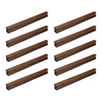 10PCS Walnut Wood Cabinet Solid Pulls 7.56" Hole Center Strip-type. Fixed Price $22.76.