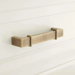 Signature Hardware MNG-304-6-AB Marta 6" C2C Handle Cabinet Pull Antique Brass. Fixed Price $11.69.