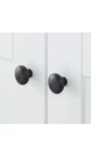 Everbilt Domed 1-1/4 In. Matte Black Classic Round Cabinet Knob (10-PACK). Fixed Price $15.00.
