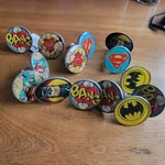 Marvel Cabinet Drawer Pulls Lot 14 Batman Superman Iron New. Fixed Price $38.00.