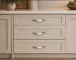 Liberty Mandara Cabinet Drawer Pulls 3 Flat White Chrome Set Of 6 New. Fixed Price $18.22.