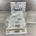 7 Pack Asidrama 4518 Gold Kitchen Cabinet Handles Pulls For Cupboard 6. Fixed Price $18.99.