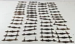 Lot Of 58 Vintage Ornate Intricate Brass Drawer Pulls Hardware. Fixed Price $49.99.