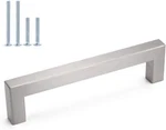 15 Pack Homdiy 5" Brushed Nickel Cabinet Pulls Square Handles. Fixed Price $29.99.