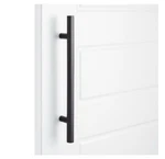 New Signature Hardware 18" Khoit Single Brass Door Pull - Black. Fixed Price $119.90.