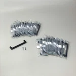 Berenson 25 Pack Matte Black Square Pull Contemporary Advantage One 9014-4055-P. Fixed Price $112.00.