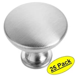 *25 Pack* Cosmas Satin Nickel Traditional Solid Round Cabinet Knobs #5305SN. Fixed Price $27.23.