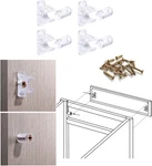 False Front Cabinet Clips, Hosrnovo 4 Pairs With Screws Reinforced Sink Clear. Fixed Price $10.60.