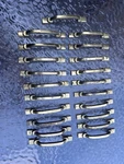 21- Keeler Brass Hardware Pull, N15594. Fixed Price $40.00.