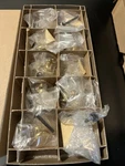 New Old Stock Vintage H.b. Ives Solid Brass Cabinet Drawer Knobs 10 Pieces. Fixed Price $98.00.