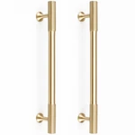 Rzdeal 4PCS Solid Brass Gold Cabinet Pulls, 6-1/4-INCH Hole Centers For Kitch.... Fixed Price $49.51.