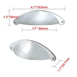 Utopia Alley Elgin Bin Pull Handle - Polished Chrome, 2.5" Center. Fixed Price $20.03.