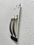2-PACK Mainstays Curved Cabinet Pulls Satin Nickel 3-3/4 Center To. Fixed Price $8.95.