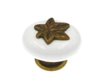 10 X Hickory Hardware Country Casual White 1/2" Cabinet Knob P3031-LPW. Fixed Price $45.99.
