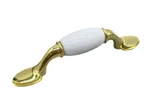 Allen Roth Drawer Pulls Cabinet White Polished Brass Finish 3 Kitchen Lot Of 4. Fixed Price $9.73.