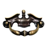 Vintage National Lock Antique English 3" Ctr. Drawer Fixed Drop Pull 6474-4A. Fixed Price $12.45.