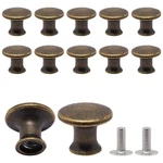 12 Pcs Mini Cabinet Knobs, Vintage Antique Bronze Dresser Small Drawer.... Fixed Price $14.46.