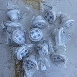 Vintage Lillian Vernon Blue Heart Ceramic Cabinet Knobs Drawer Pulls - Set Of 12. Fixed Price $35.00.