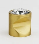 Alno C824-1-SB Contemporary Ii Crystal 1" Knob Satin Brass. Fixed Price $47.96.