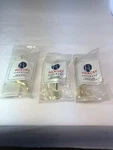 3X Polished Delights 3" Bow Pull Brass & White Hickory Hardware P796-W. Fixed Price $8.50.