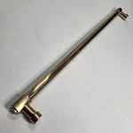 Emtek Jasper Appliance Pull 18" Satin Brass Cabinet Handle 86694US4. Fixed Price $82.99.