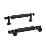 Goldenwarm 25X Black Cabinet Pulls 3" Hole Handles For Kitchen & Furniture. Fixed Price $86.76.