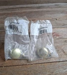New Lot Of (2) Amerock BP772-3 Polished Brass 1/4" Cabinet Knobs. Fixed Price $7.95.