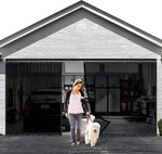Sliding Garage Screen 16X7FT For Car Doors, 2026 New Upgraded Magn. Fixed Price $111.68.