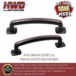 Farmhouse Knob Handle Pulls Kitchen Cupboard Cabinet Hardware Brushed Bronze Hwd. Fixed Price $6.99.
