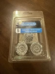 Amerock 5PK14303G10 Clear Acrylic Cabinet Knobs 1-1/4 Satin Nickel Drawer Pulls. Fixed Price $11.99.