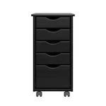 Adeptus Original Roll Cart, Solid Wood 4+1 Drawer Narrow Black -. Fixed Price $63.06.
