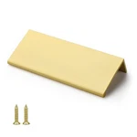 Rergy 10 Pack 3 Inch Cabinet Brushed Brass Finger Pulls, Matte Gold Edg.... Fixed Price $33.80.