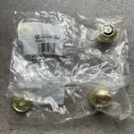 Amerock BP830C-3 Legacy Polished Brass 1/8" Cabinet Pull & Backplate Lot Of 6. Fixed Price $17.56.