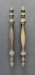Vintage Antique Brass Drawer Cabinet Handles 5 3/4" Unmatched Pair. Fixed Price $12.99.