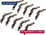 Dophee 10PCS Antique Brass Decorative Pull Handle For Mini Jewelry Box Drawer Ca. Fixed Price $21.84.