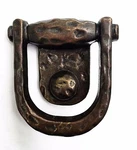 1 3/4"CENTERS Arts & Crafts Antique Hardware Brass Drawer Pull Stirrup Handle. Fixed Price $79.95.