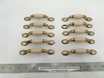 (10) Used Amerock Barrel Ceramic Cabinet Pull Almond - BP76245 Cosmetic, Read. Fixed Price $25.90.