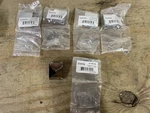 Emtek 87160US26 Modern Edge 1"CENTER Finger Cabinet Pull, Lot Of 5 *read*. Fixed Price $26.99.