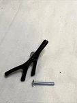 Lot Of 4 Black Twig Knobs/pulls Branch Rustic Metal Decorative Cabinet Furniture. Fixed Price $14.99.