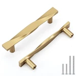 Rergy 10 Pack Gold Drawer Pulls Brushed Brass Cabinet 3 Inch (76MM) Hol.... Fixed Price $34.97.