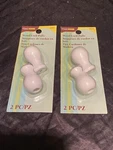 Dritz 44312 Wood Cord Pulls 2/PKG-WHITE (4PK). Fixed Price $12.89.
