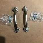 (2 Pk) Brainerd Cabinet And Knob PBF809V-SN-C -3" Satin Nickel, New. Fixed Price $10.95.