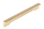 Richelieu Contemporary Aluminum & Swarovski Crystal Pull Brass Finish 2790. Fixed Price $20.00.