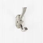Elements YD45-431SN 4-5/16" Satin Nickel Emerald Double Prong Wall Mounted Hook. Fixed Price $11.65.