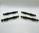 Vtg Lot Of National Lock Brass Cabinet Drawer Pulls Handles 1973 FO-3704-001. Fixed Price $15.99.