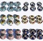 Vintage Ceramic Glass Knobs Drawer Door Pulls Artisan Shabby Chic X 6. Fixed Price $36.52.