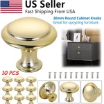 10 Pack Cabinet Knobs Round Pulls Handles Kitchen Drawer. Fixed Price $8.64.